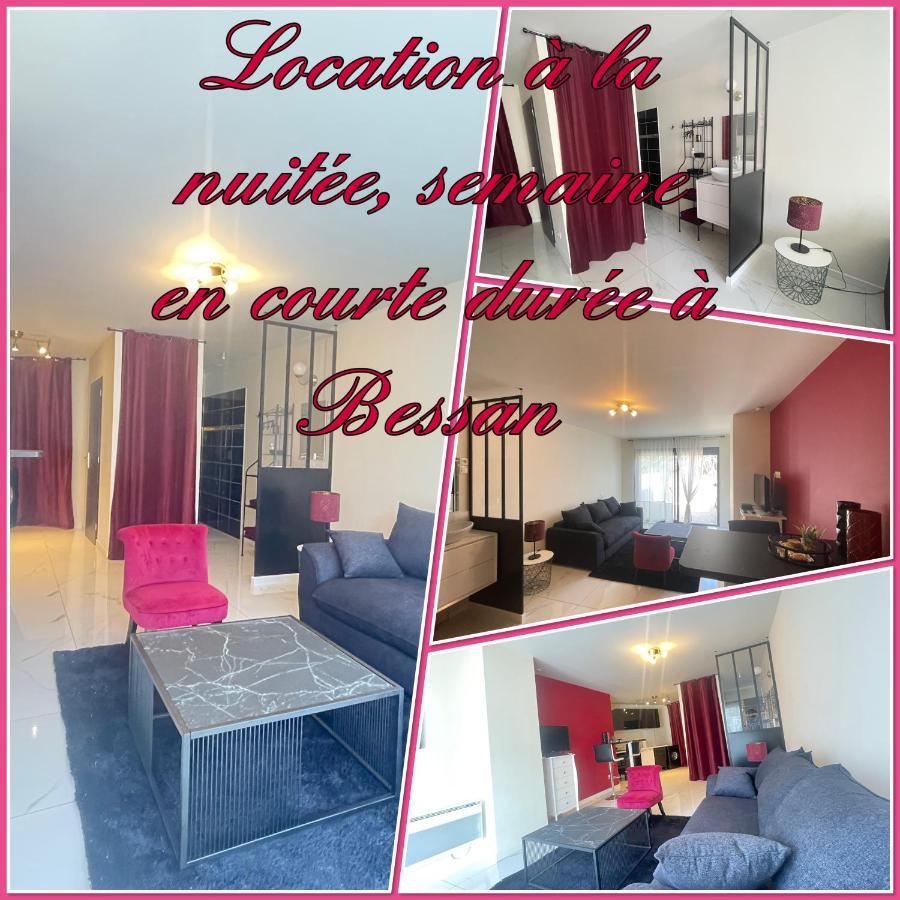Studio Barok Proche Autoroute, Plages Et Attractions, Wifi - Tv, Calme Bessan Extérieur photo