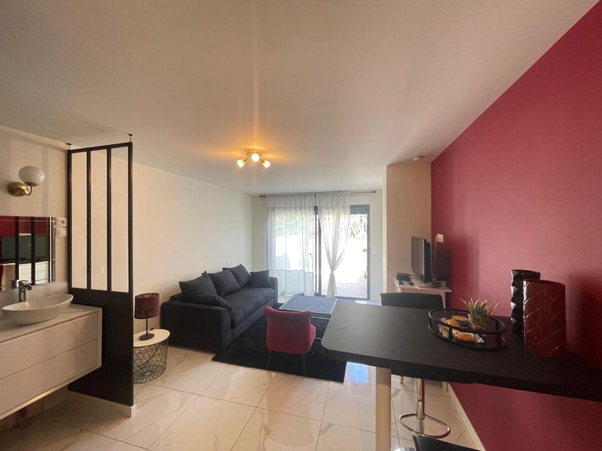 Studio Barok Proche Autoroute, Plages Et Attractions, Wifi - Tv, Calme Bessan Extérieur photo
